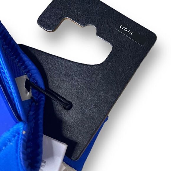 Nike Hyperdiamond Select Batting Gloves Softball White/Blue size Large New - Picture 6 of 6